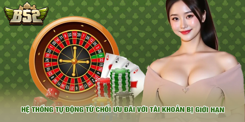 Hệ thống tự động từ chối ưu đãi với tài khoản bị giới hạn